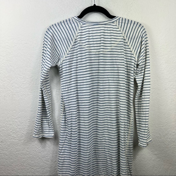 ❤️ Rebecca Taylor Striped Long Sleeve Tunic Top - Picture 5 of 8